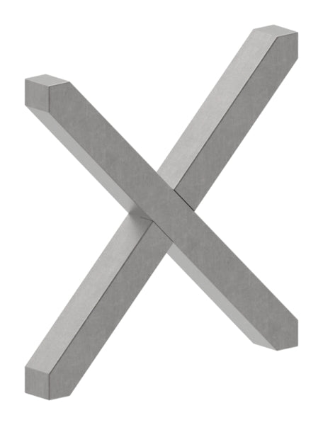 Kreuz 12x12mm, glatt