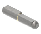 Anschweißband mit Nase zum Anschweißen, mit Messingring und -stift, Länge: 60mm, Rollen-Ø 10mm, Stift-Ø 6mm