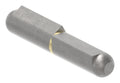 Anschweißband mit Nase zum Anschweißen, mit Messingring und -stift, Länge: 60mm, Rollen-Ø 10mm, Stift-Ø 6mm