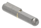 Anschweißband mit Nase zum Anschweißen, mit Messingring und -stift, Länge: 60mm, Rollen-Ø 10mm, Stift-Ø 6mm