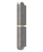 Anschweißband mit Nase zum Anschweißen, mit Messingring und -stift, Länge: 60mm, Rollen-Ø 10mm, Stift-Ø 6mm