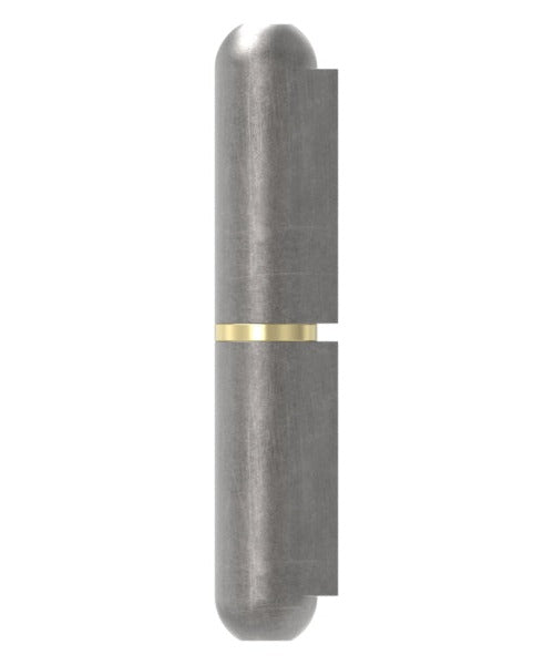 Anschweißband mit Nase zum Anschweißen, mit Messingring und -stift, Länge: 60mm, Rollen-Ø 10mm, Stift-Ø 6mm