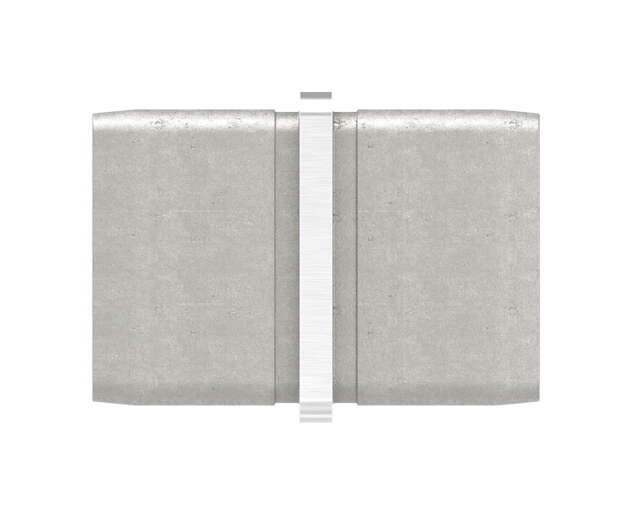 Edelstahl Verbinder Rechteckrohr-Verbinder, zum Einstecken ins Rohr, V4A