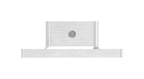 Edelstahl Wand- und Bodenanker, zum Festklemmen, mit Madenschraube und 4 Bohrungen, V2A / V4A