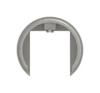 Rohrverbinder für Rund-Nutrohr, V2A / V4A