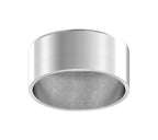 Edelstahl Endkappe gewölbt, hohl/gegossen, zum Aufstecken, V2A / V4A