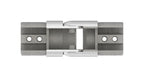 flexibler Verbinder für Rund-Nutrohr, aufwärts 25-55°, V2A / V4A