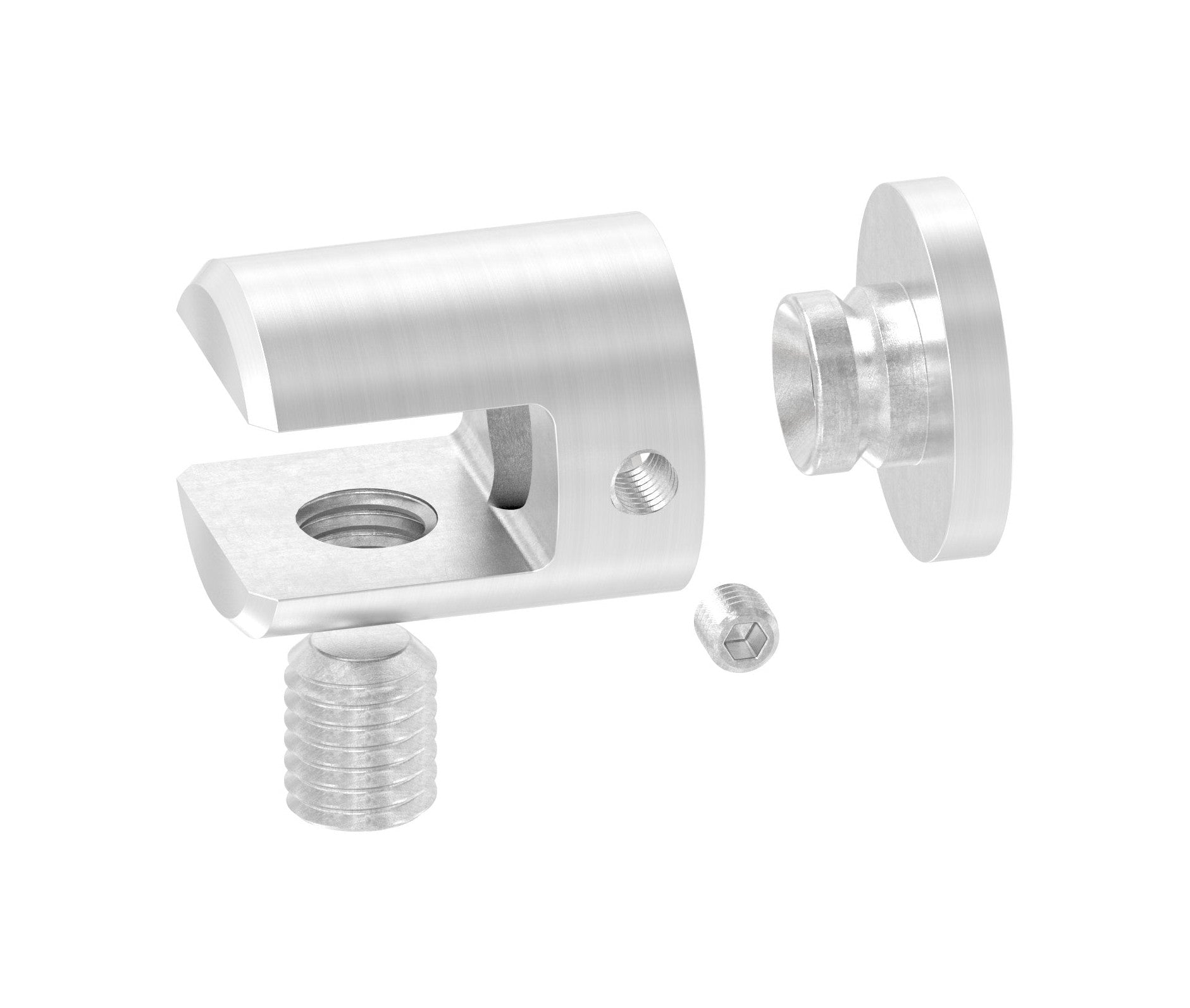 Plattenhalter für Platte / Blech 4,0 - 10,76 mm, V2A