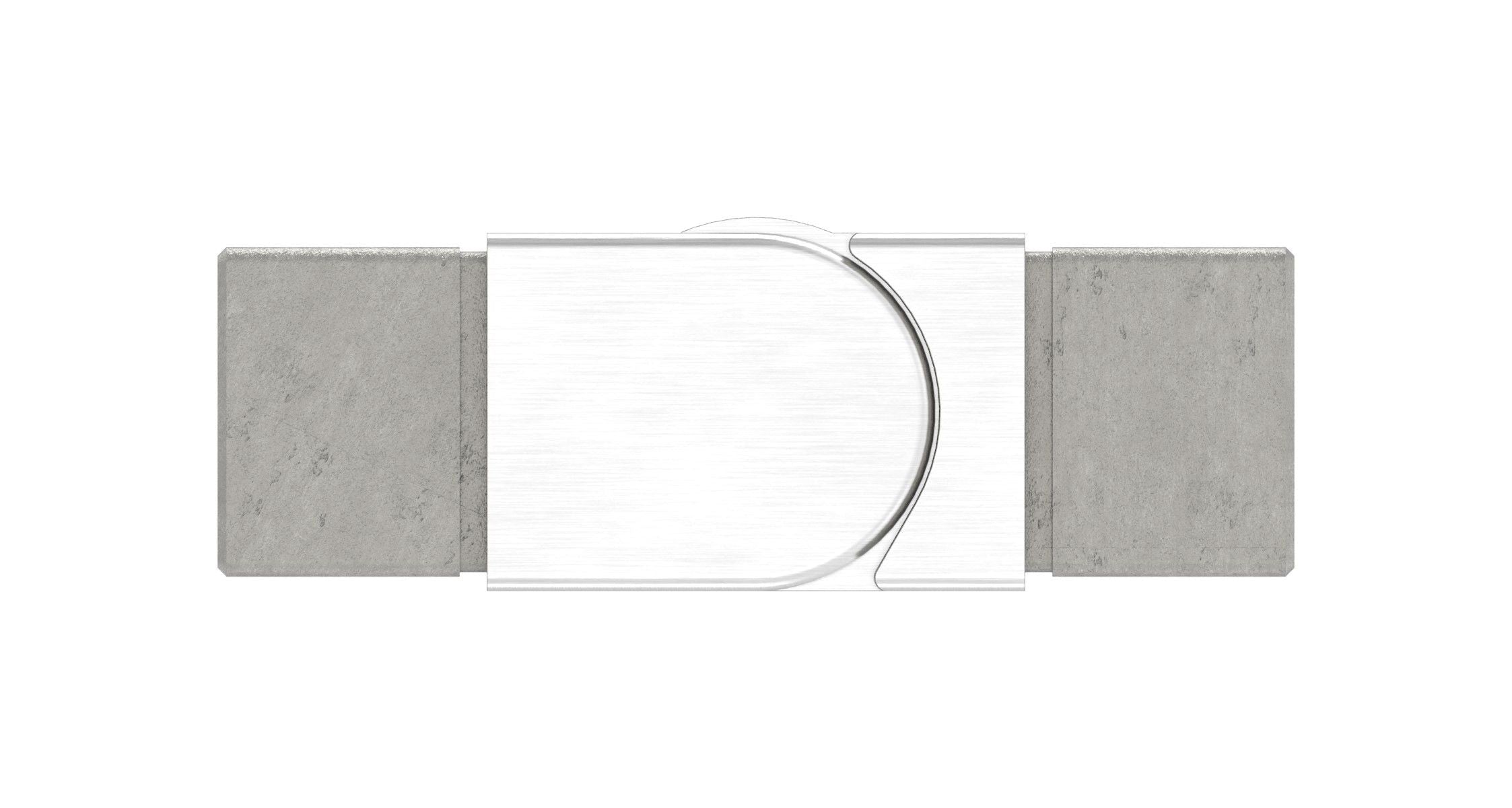 flexibler Verbinder für Quadrat-Nutrohr, abwärts 25-55°, V4