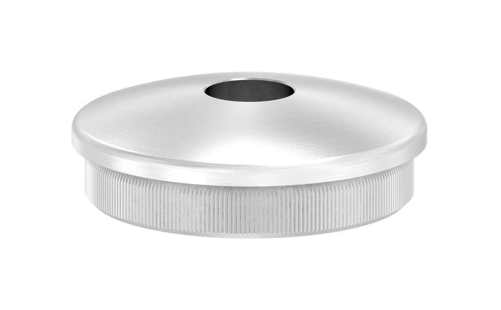 Rohrabschlussstopfen mit Bohrung Ø 12,1 mm, für Rohr Ø 48,3 x 2,0 mm