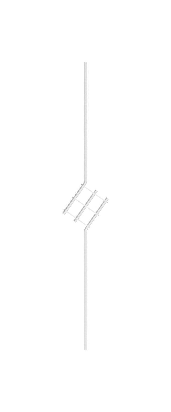Designstab, Länge 1000 mm, V2A