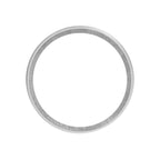 Edelstahl Ring als Abdeckung von Stößen bei Rundrohren, zum Aufstecken aufs Rohr, V2A / V4A
