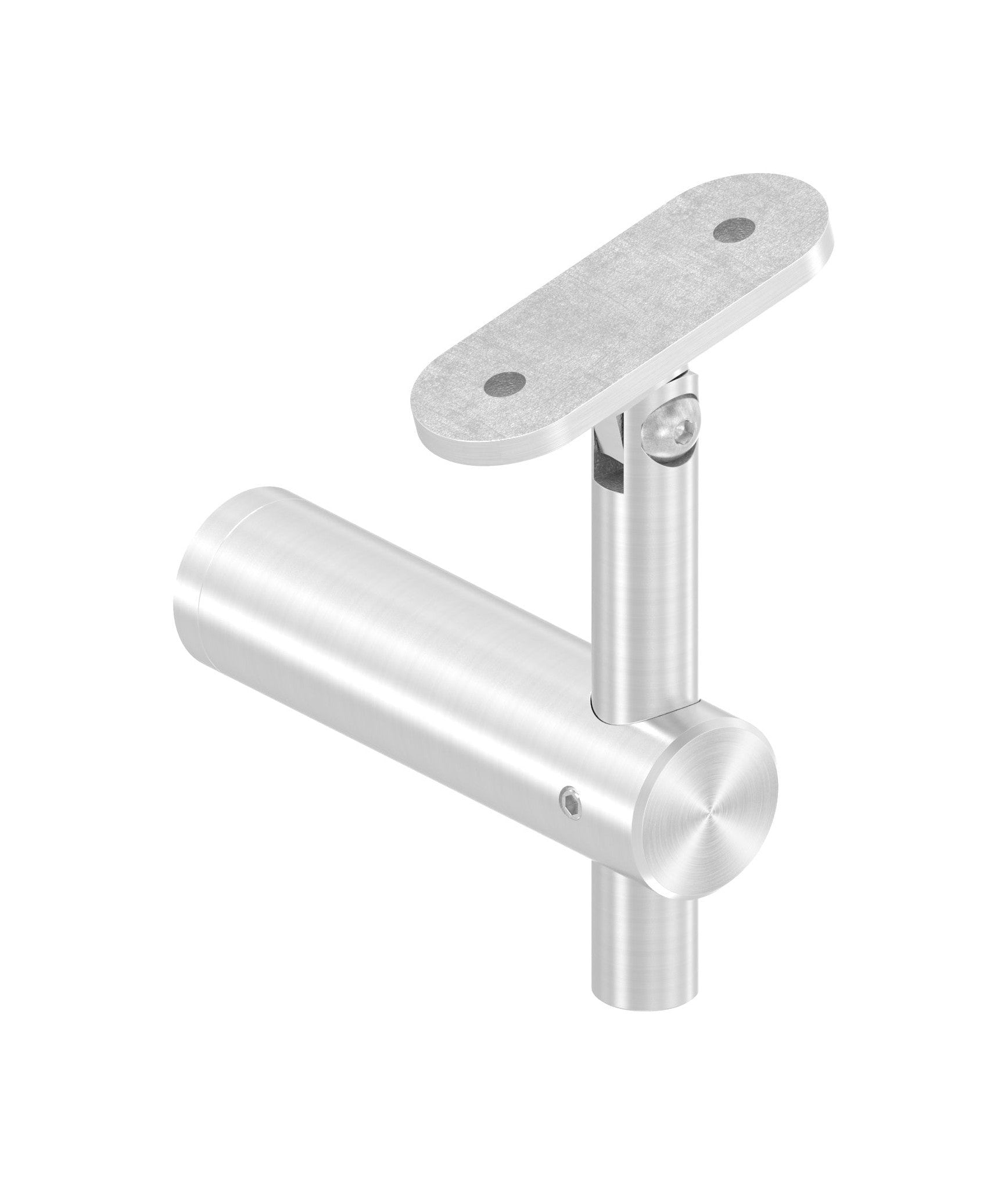 Handlaufhalter mit Anschlussplatte flach