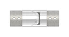 flexibler Verbinder für Rund-Nutrohr, abwärts 25-55°, V2A / V4A