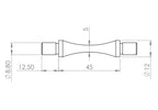 Rohrverbinder (zum Biegen), zum Stecken oder Kleben, für Rohr 12 x 1,5 mm, V2A