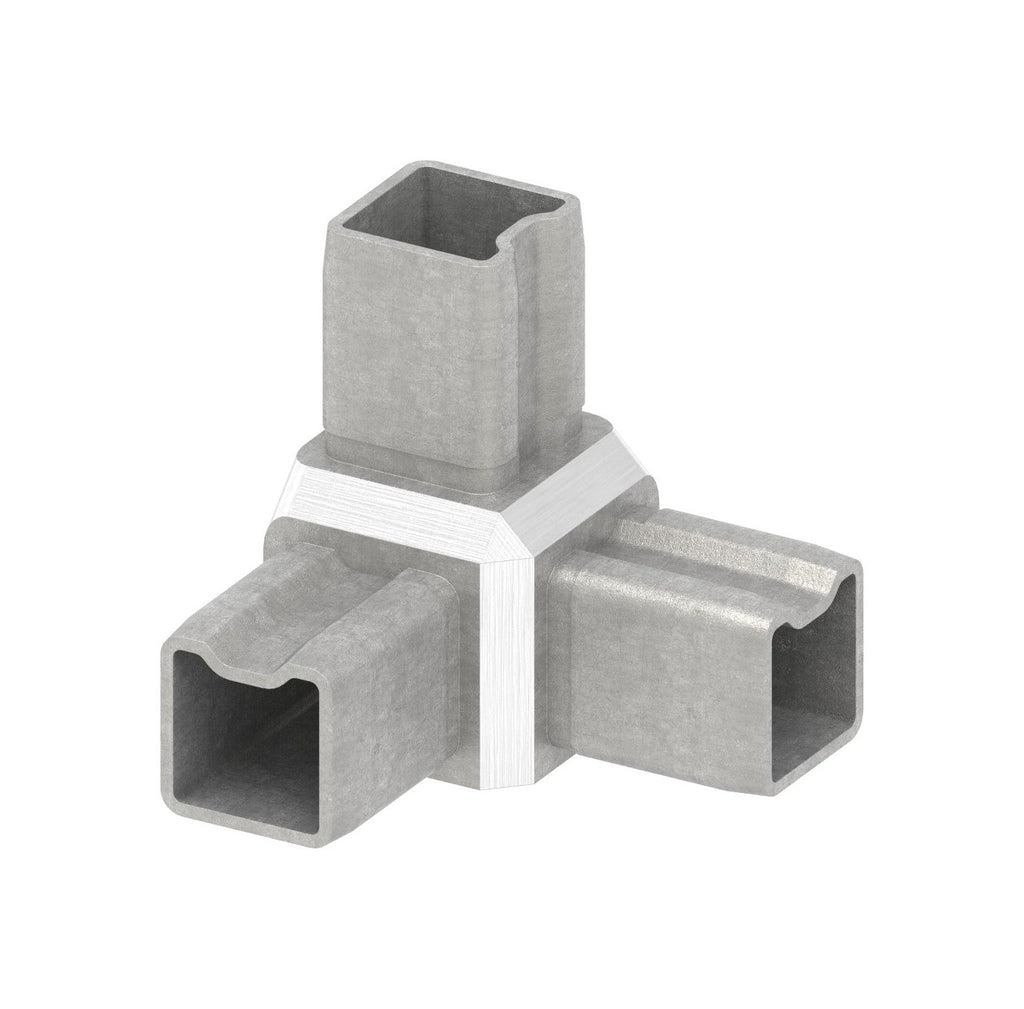 Eck-Verbinder für Quadratrohr 25 x 25 x 2,0 mm