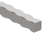 Vierkant S235JR, 20x20mm, alle 4 Kanten gehämmert, L: 3000mm