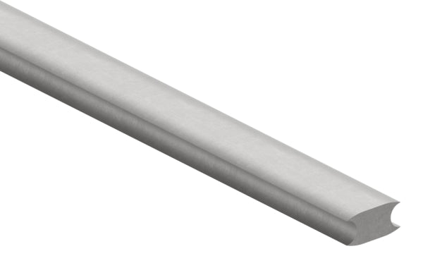 Flacheisen S235JR, 16x8mm, gerillt, L: 3300mm, warmgewalzt