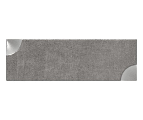 Flacheisen S235JR, 25x8mm, alle 4 Kanten gehämmert, L: 3000mm
