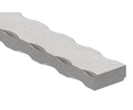 Flacheisen S235JR, 30x12mm, alle 4 Kanten gehämmert, L: 3000mm
