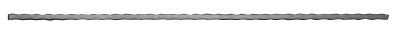 Flacheisen S235JR, 16x8mm, alle 4 Kanten gehämmert, L: 3300mm, warmgewalzt