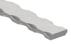Flacheisen 30x8mm, alle 4 Kanten gehämmert, Länge 3m, S235JR