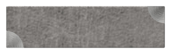 Flacheisen 30x8mm, alle 4 Kanten gehämmert, Länge 3m, S235JR