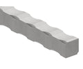 Vierkant S235JR, 20x20mm, alle 4 Kanten + Flächen gehämmert, L: 3000mm