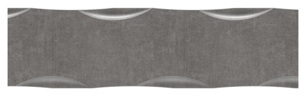 Vierkant S235JR, 20x20mm, alle 4 Kanten + Flächen gehämmert, L: 3000mm