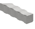 Vierkant S235JR, 25x25mm, alle 4 Kanten + Flächen gehämmert, L: 3000mm