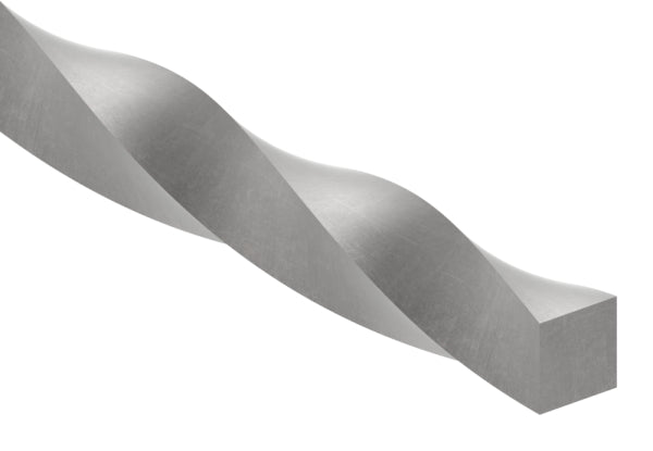 Vierkant 14x14mm, durchgehend gedreht, L: 3000mm
