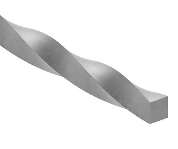 Vierkant 12x12mm, durchgehend gedreht, L: 3000mm