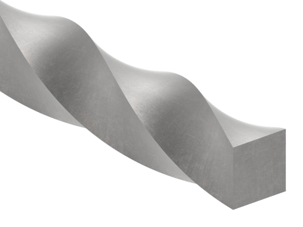 Vierkant 20x20mm, durchgehend gedreht, L: 3000mm