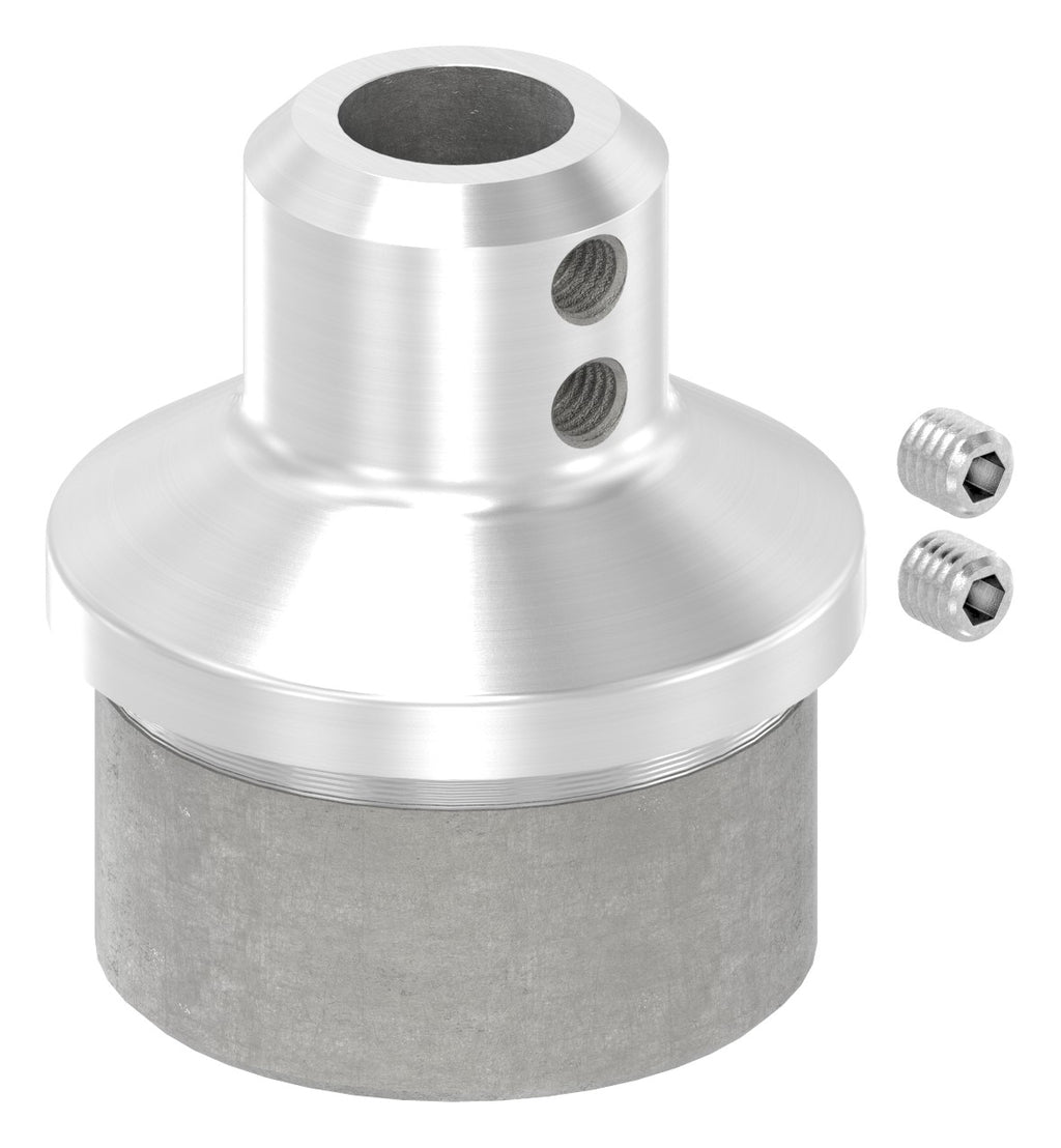 Rohrabschlussstopfen für 42,4x2,5mm, V2A
