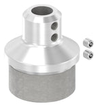 Rohrabschlussstopfen für 42,4x2,5mm, V2A
