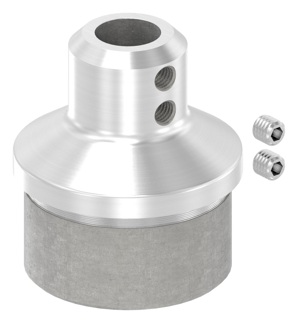 Rohrabschlussstopfen für 42,4x2,0mm, V2A