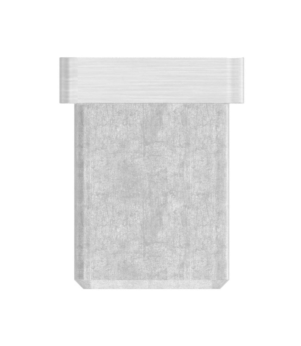 Edelstahl Rohrabschlussstopfen quadratisch, hohl/gegossen, zum Einkleben, V2A / V4A