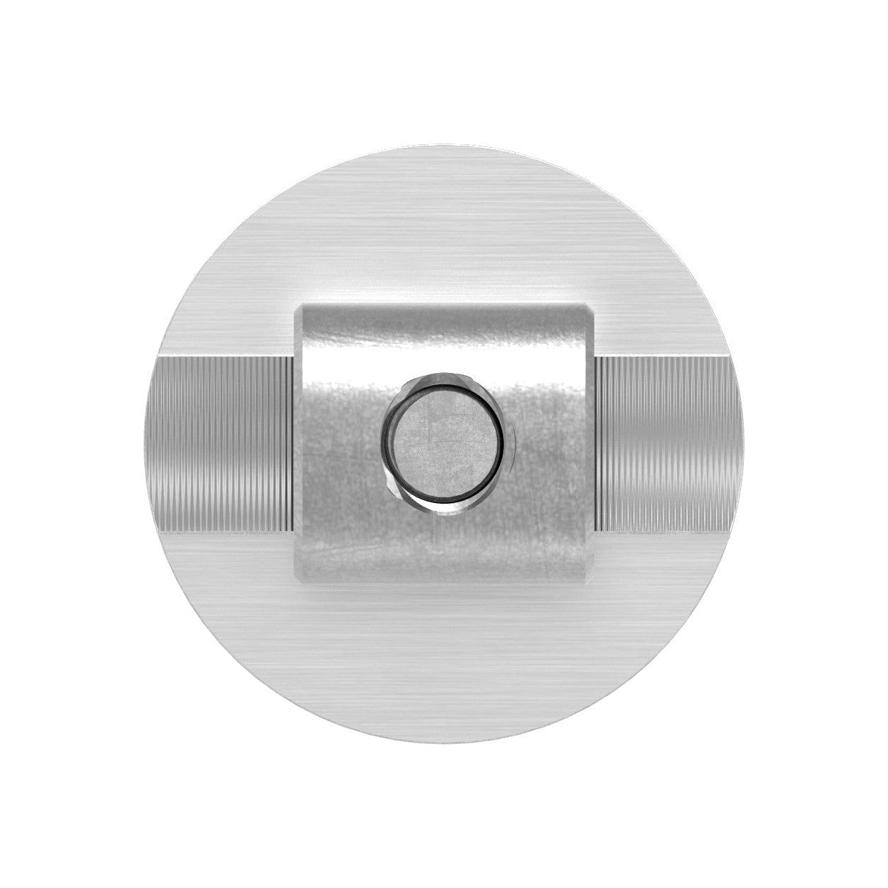 Wandhalter für Laufschiene an Glaswänden, für Glasschiebetürsystem, V2A