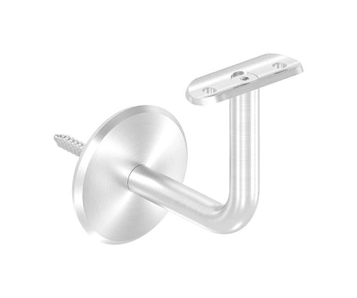 -AKTION- Handlaufhalter mit Stockschraube und Anschlussplatte, zum Anschrauben des Handlaufs, V2A