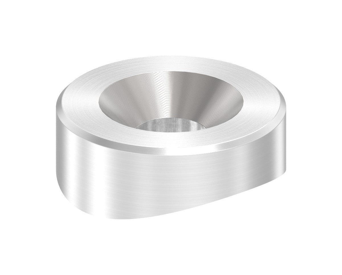 Ausgleichsstück Ø 20 mm, Bohrung Ø 6,5 mm, gesenkt für M6