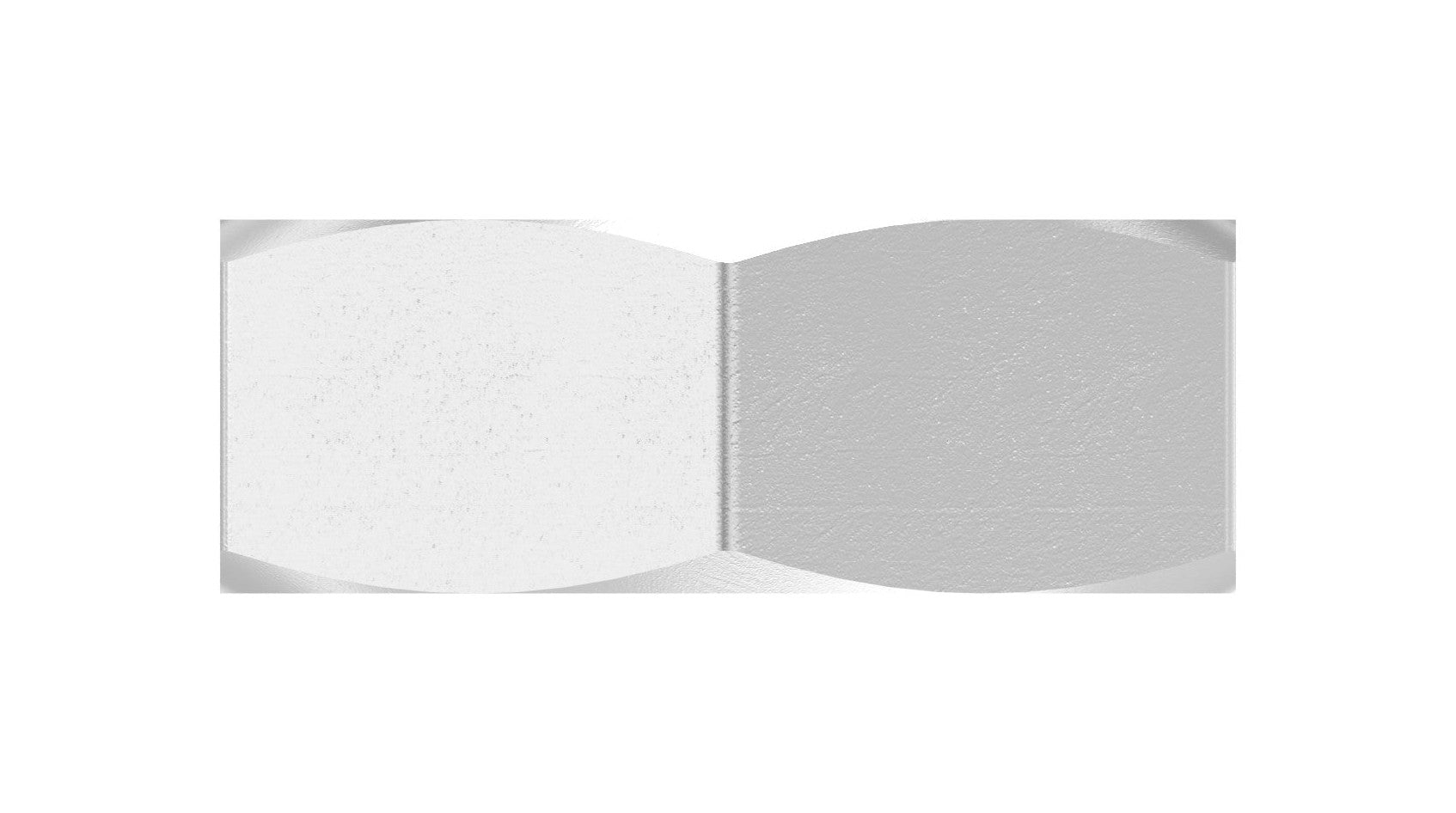 Sechskantmutter flache Form, DIN 936, V2A /  Stahl verzinkt