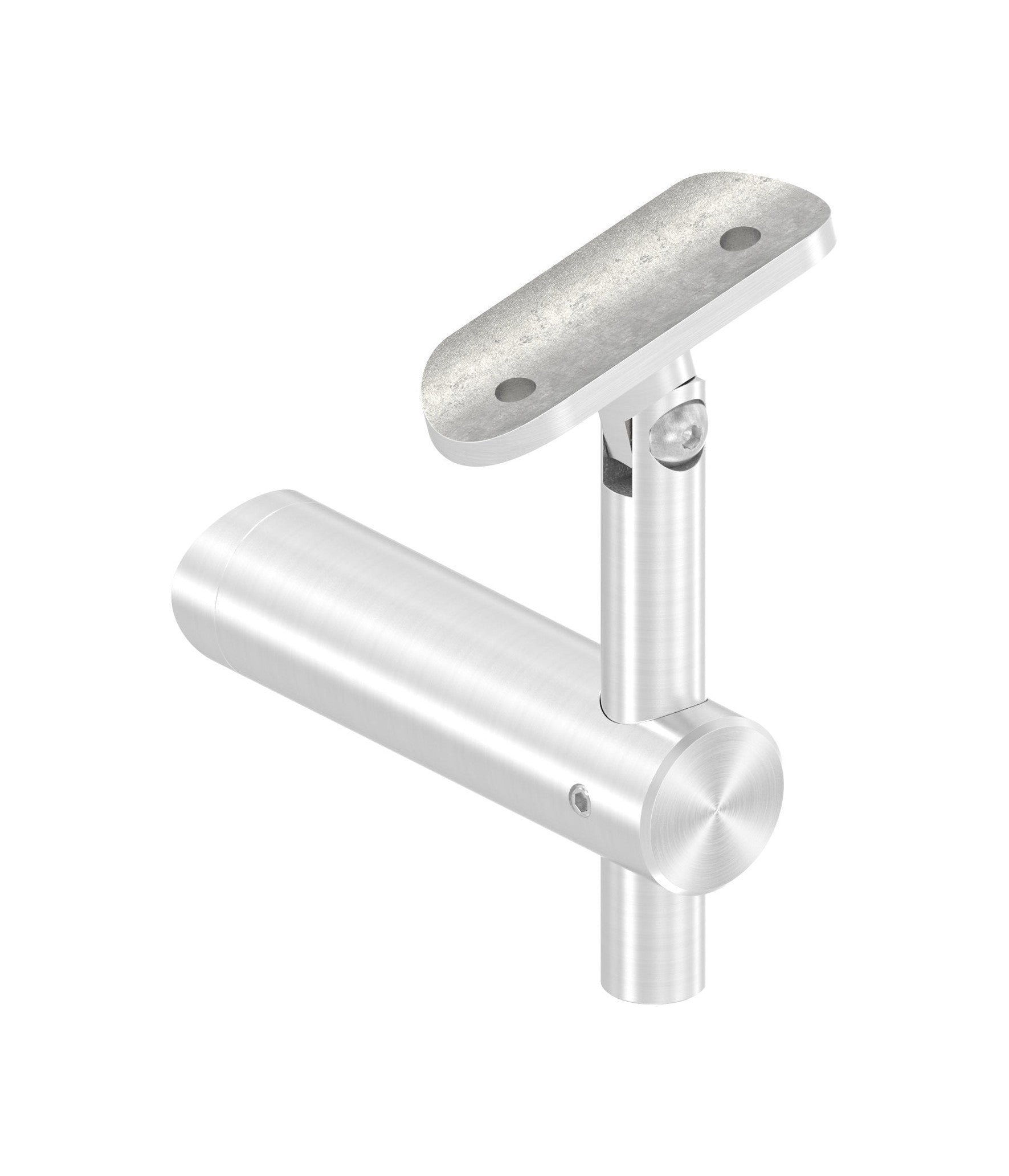 Handlaufhalter mit Anschlussplatte Ø 42,4 mm