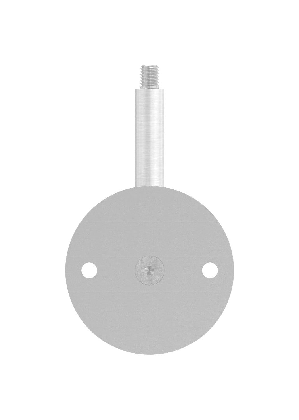 verschraubter Handlaufhalter mit Außengewinde M8, V2A