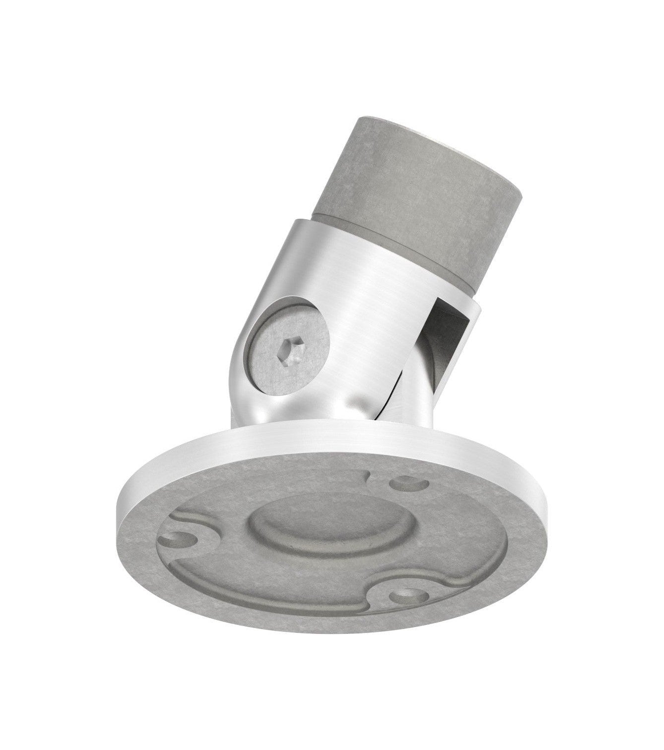 Edelstahl Wandhalter für Rundrohre, flexibel, zum Einstecken ins Rohr, V2A / V4A