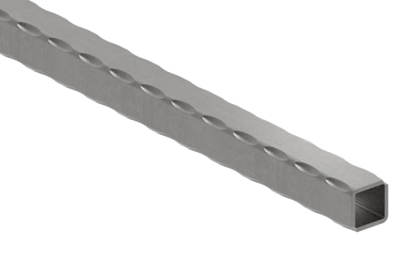Quadratrohr S235JR, 20x20x2,0mm, gehämmert