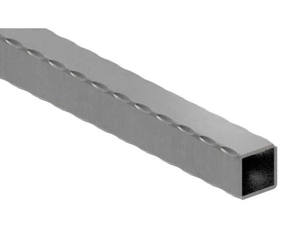 Quadratrohr S235JR, 30x30x2,5mm, gehämmert