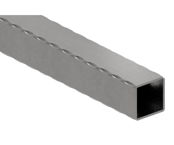 Quadratrohr S235JR, 40x40x2,5mm, gehämmert
