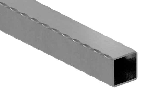 Quadratrohr S235JR, 40x40x2,5mm, gehämmert
