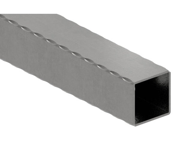 Quadratrohr S235JR, 50x50x2,5mm, gehämmert