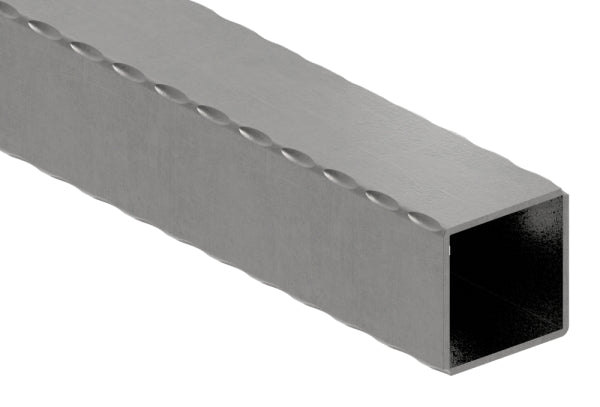 Quadratrohr S235JR, 50x50x2,5mm, gehämmert